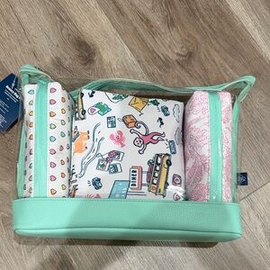 Roller Rabbit x Target Clear Travel Cosmetic Bag Set